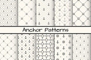 10 Anchor monochrome patterns