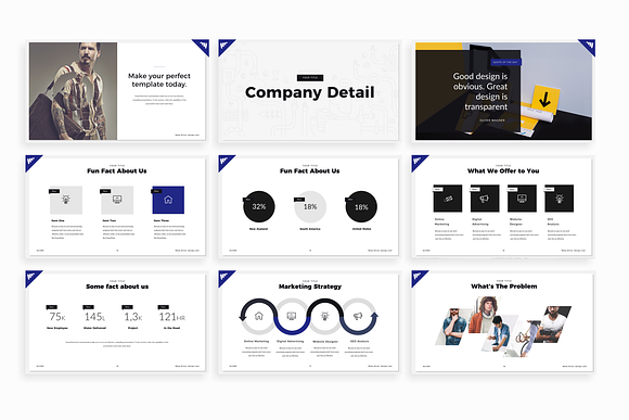 Oliver Powerpoint template in PowerPoint Templates - product preview 5