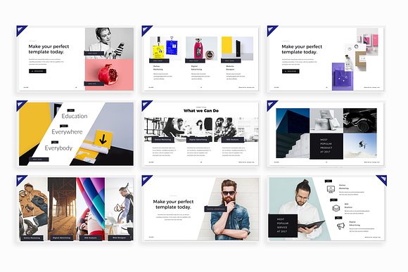 Oliver Powerpoint template in PowerPoint Templates - product preview 9