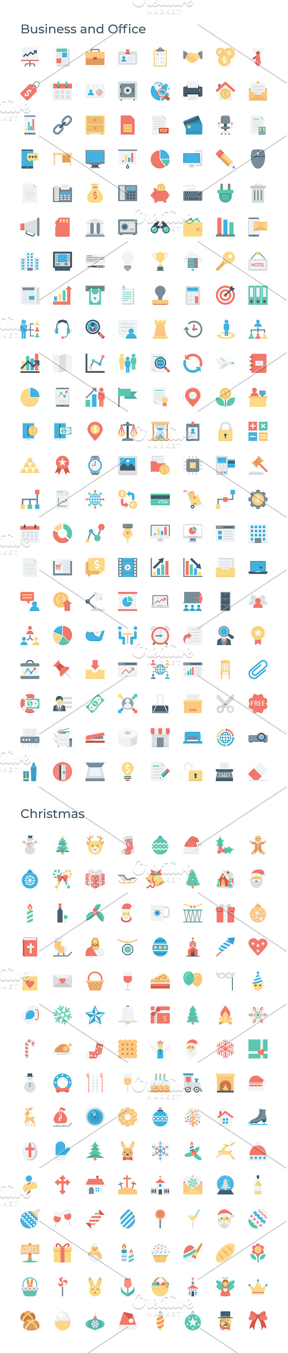 5158 Flat Icons Pack in Navigation Icons - product preview 1