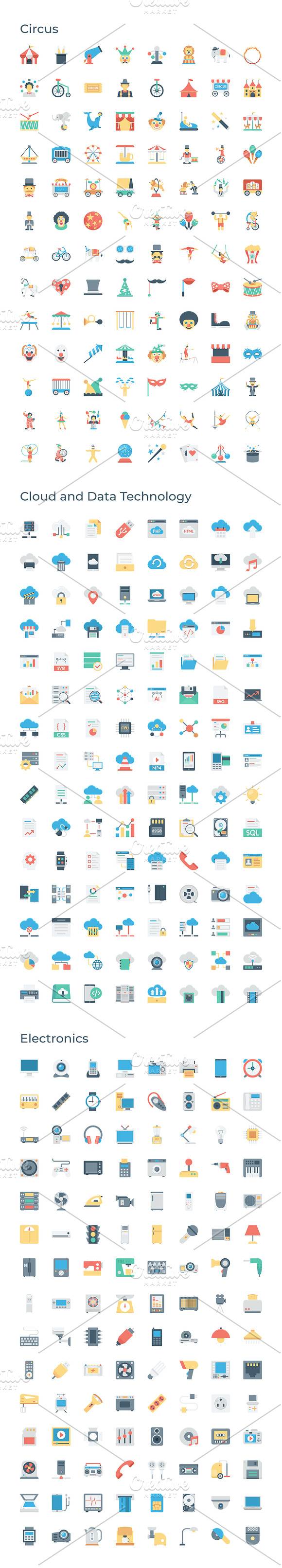 5158 Flat Icons Pack in Navigation Icons - product preview 2