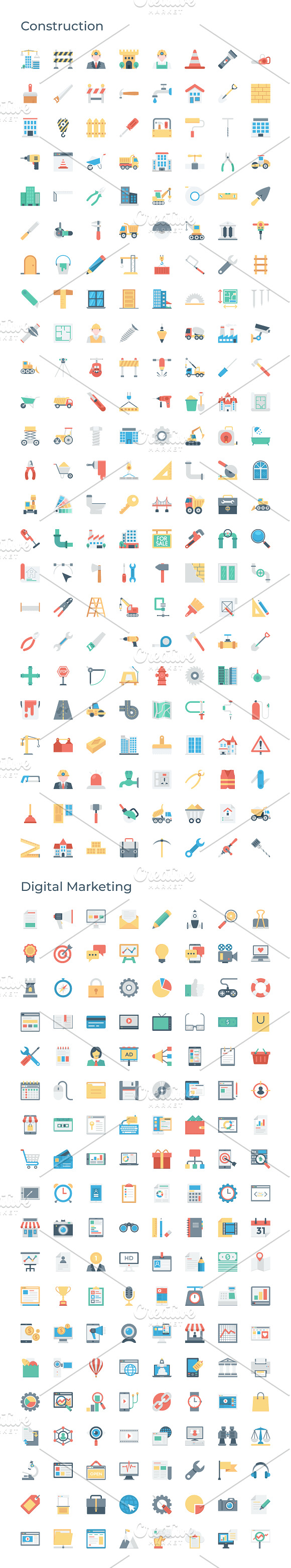 5158 Flat Icons Pack in Navigation Icons - product preview 3