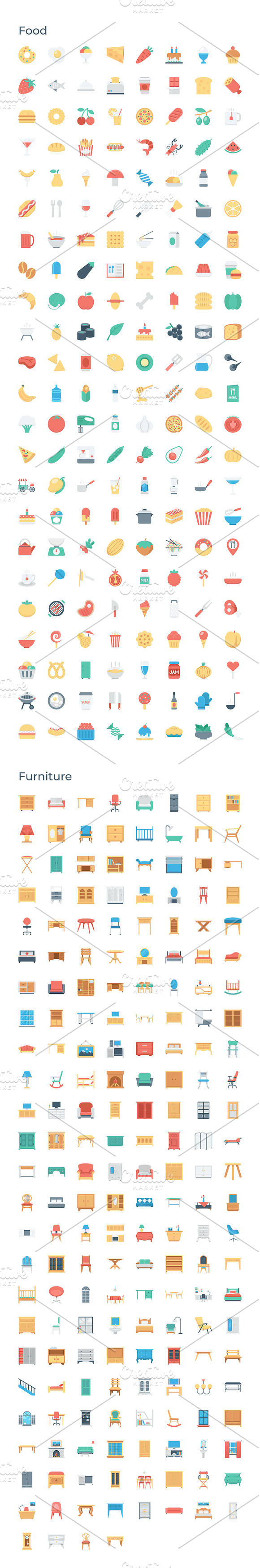 5158 Flat Icons Pack in Navigation Icons - product preview 6
