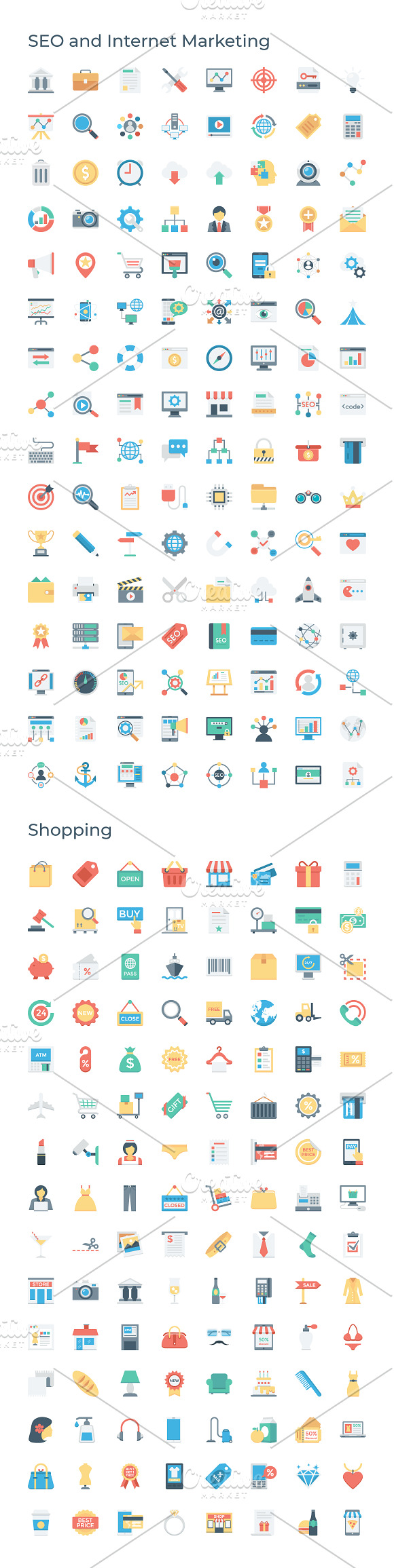 5158 Flat Icons Pack in Navigation Icons - product preview 10