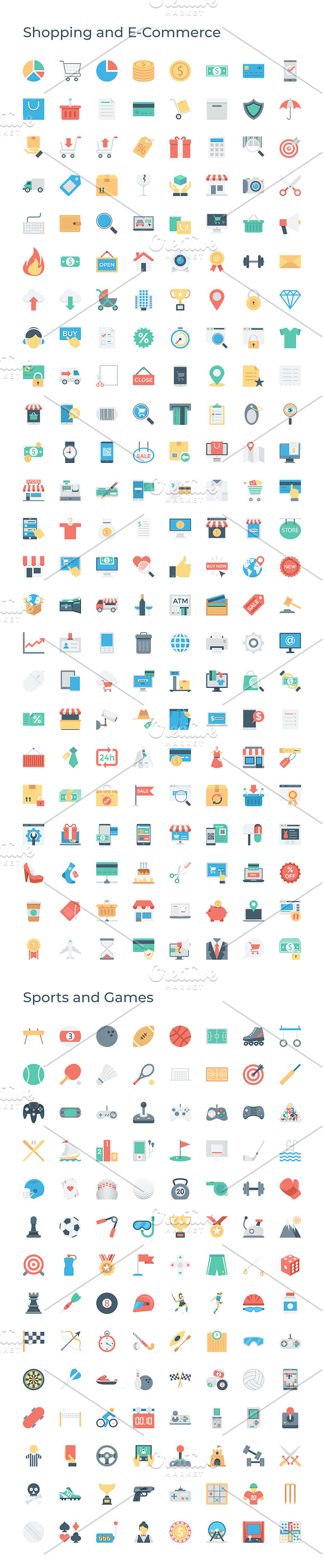 5158 Flat Icons Pack in Navigation Icons - product preview 11