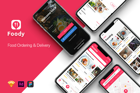 Foody - Food App UI Kit in App Templates - product preview 3