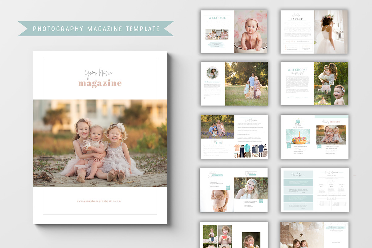 Photography Magazine Template in Magazine Templates - product preview 8