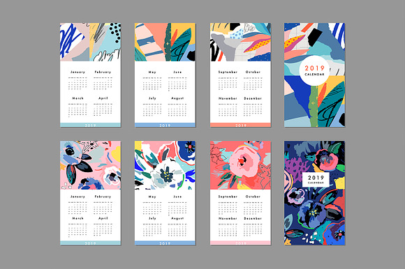 2019 calendars + planners in Stationery Templates - product preview 1