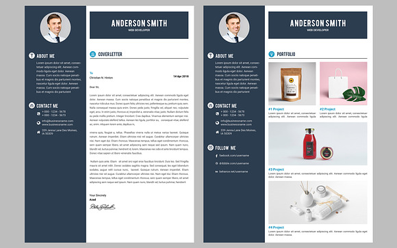  Clean Resume/CV  in Resume Templates - product preview 1