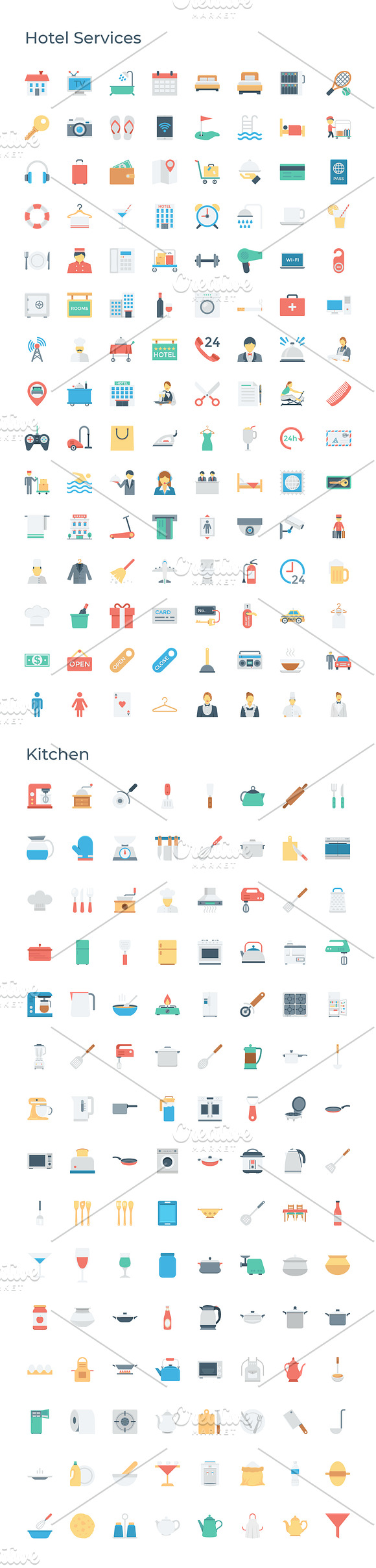 5158 Flat Icons Pack in Navigation Icons - product preview 13