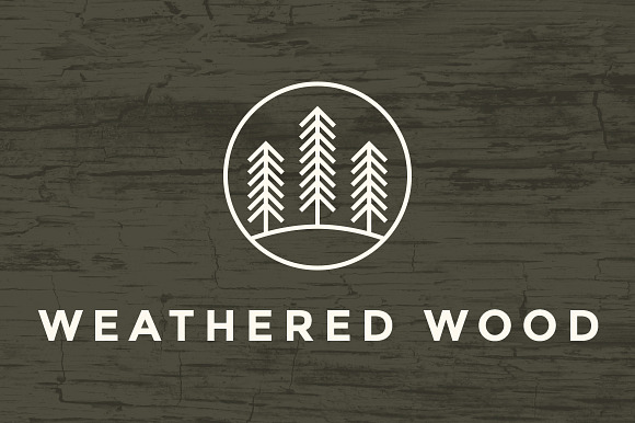 Weathered Wood Texture Brushes in Photoshop Brushes - product preview 1