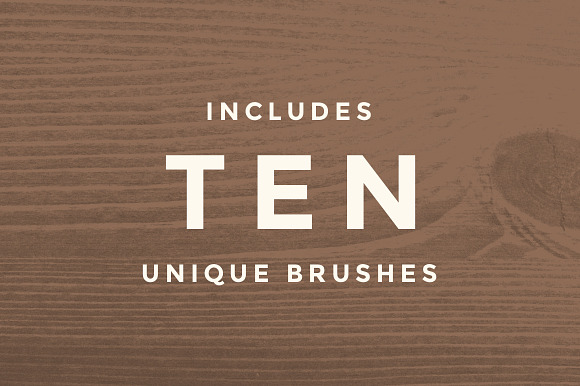 Weathered Wood Texture Brushes in Photoshop Brushes - product preview 3