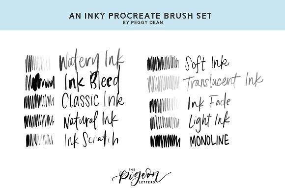 10 Drawing Ink Procreate Brushes in Add-Ons - product preview 2