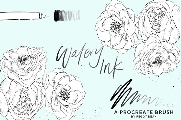 10 Drawing Ink Procreate Brushes in Add-Ons - product preview 3