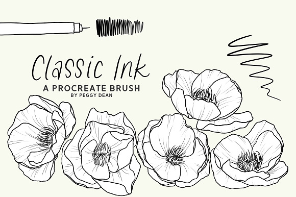 10 Drawing Ink Procreate Brushes in Add-Ons - product preview 5