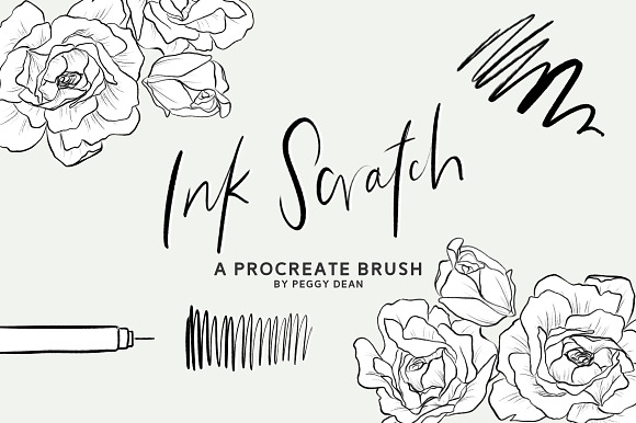 10 Drawing Ink Procreate Brushes in Add-Ons - product preview 7