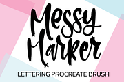 Messy Marker Procreate Brush