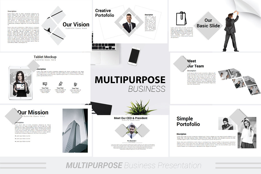 Multipurpose Powerpoint Template in PowerPoint Templates - product preview 8