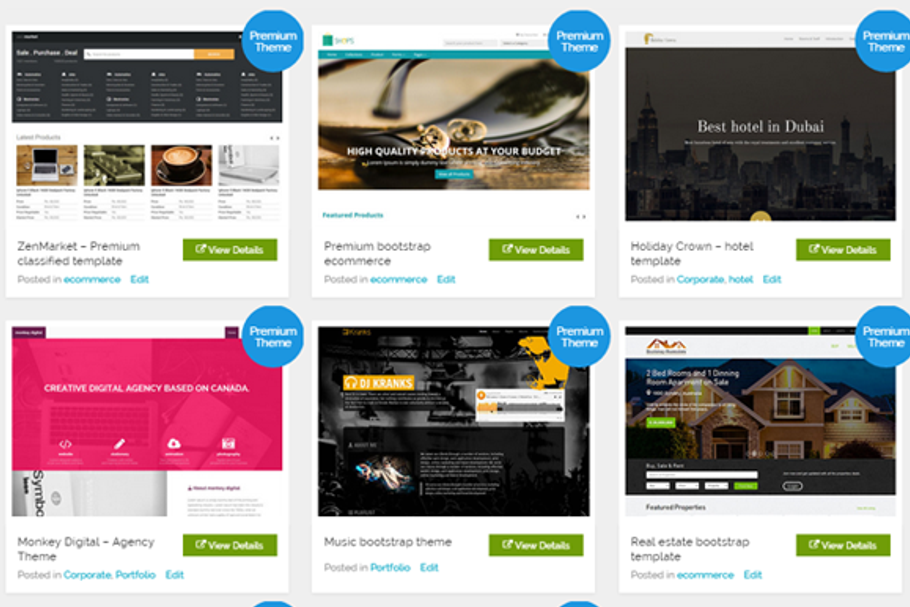 8 bootstrap themes bundle at $30 in Templates - product preview 8