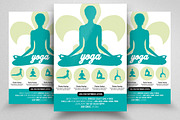 Yoga Classes PSD Flyer Templates