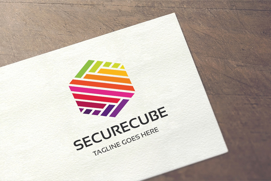 Secure Cube - Letter S Logo