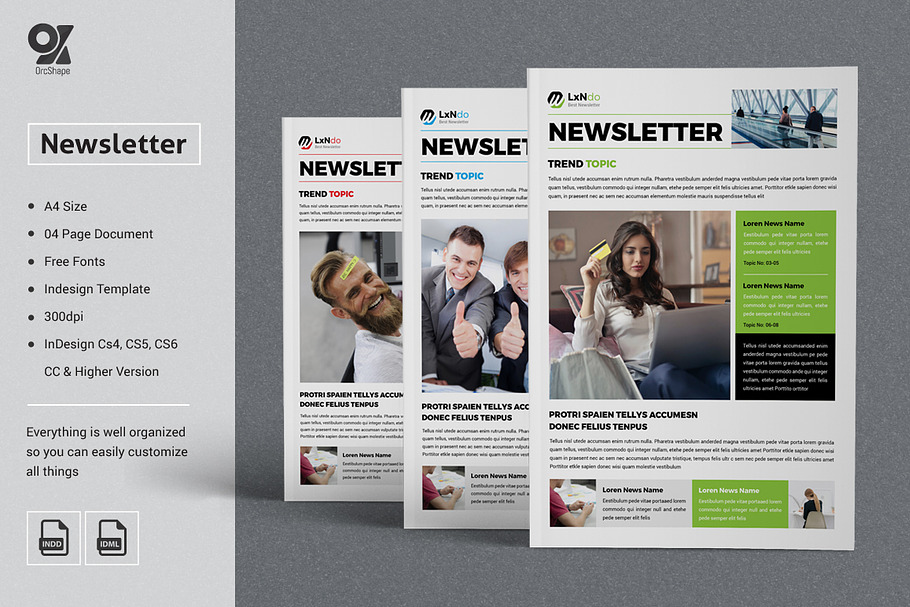 Newsletter  in Brochure Templates - product preview 8