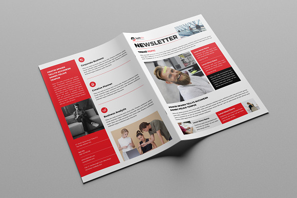 Newsletter  in Brochure Templates - product preview 9
