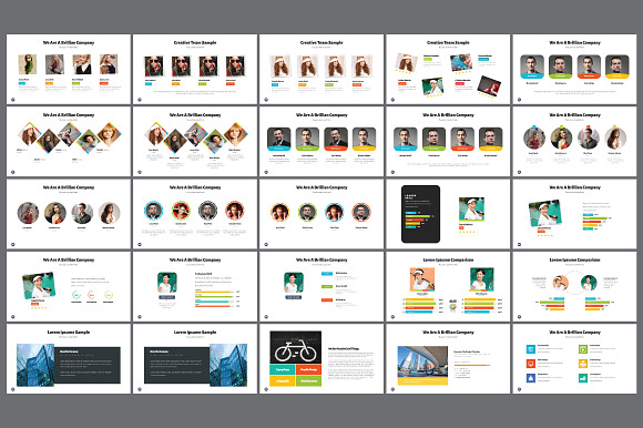 Gallery Portfolio Powerpoint in PowerPoint Templates - product preview 2