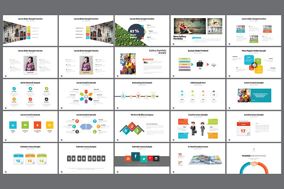 Gallery Portfolio Powerpoint in PowerPoint Templates - product preview 4