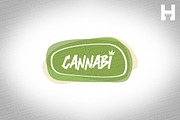 Cannabis Vector Logo Template