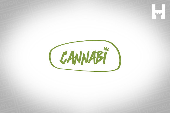 Cannabis Vector Logo Template in Logo Templates - product preview 1