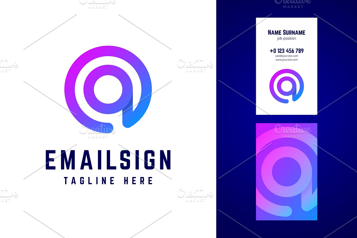 Email sign logo. in Logo Templates - product preview 8