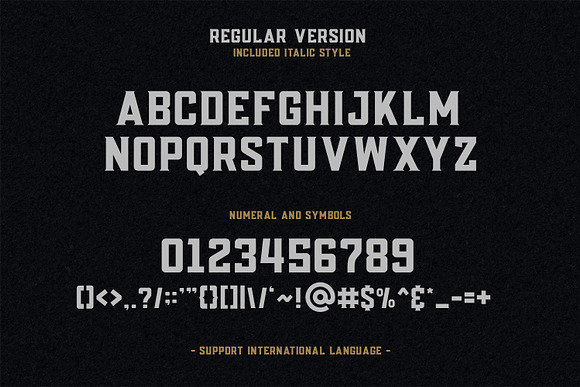 Posey - Vintage Type | 4 Font Files in Sans-Serif Fonts - product preview 3
