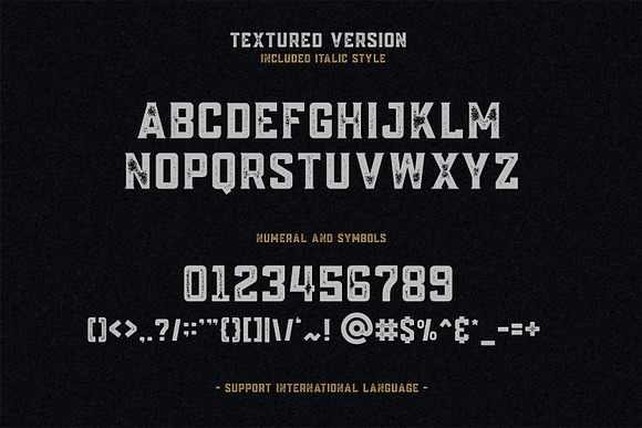 Posey - Vintage Type | 4 Font Files in Sans-Serif Fonts - product preview 4
