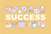 Sport success word concepts banner