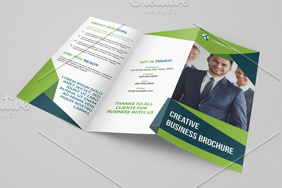 Trifold Business Brochure V824 in Brochure Templates - product preview 1