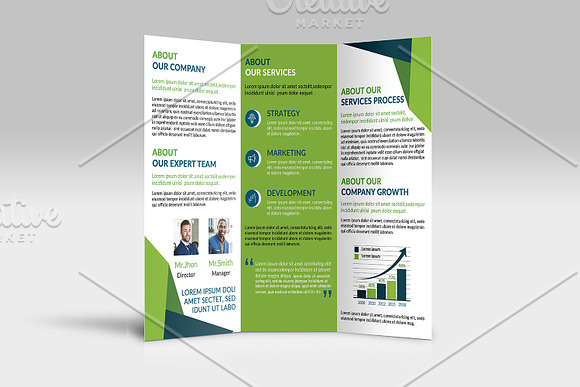 Trifold Business Brochure V824 in Brochure Templates - product preview 2