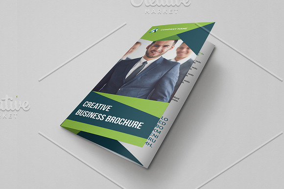 Trifold Business Brochure V824 in Brochure Templates - product preview 4