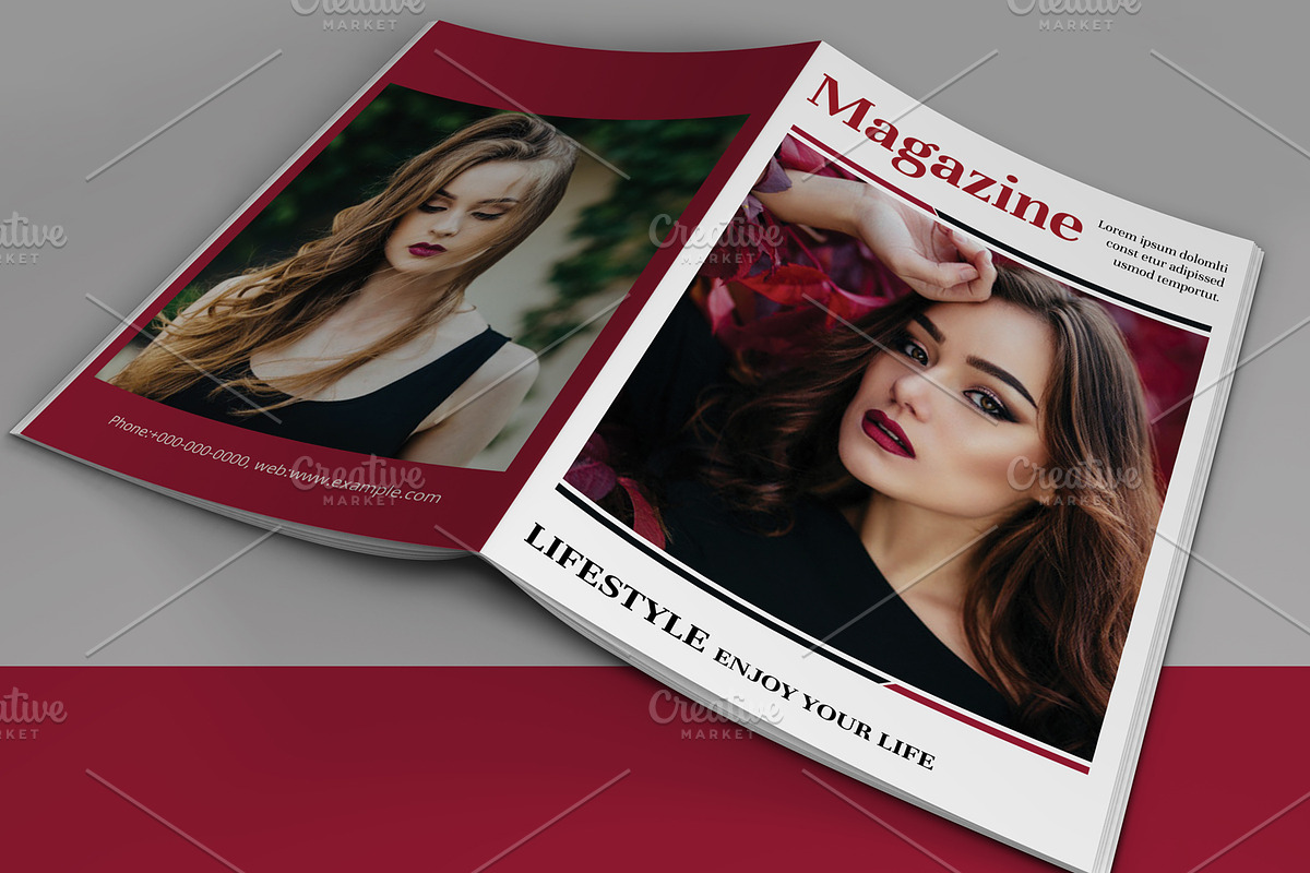 Fashion Magazine | Lookbook V825 in Brochure Templates - product preview 8