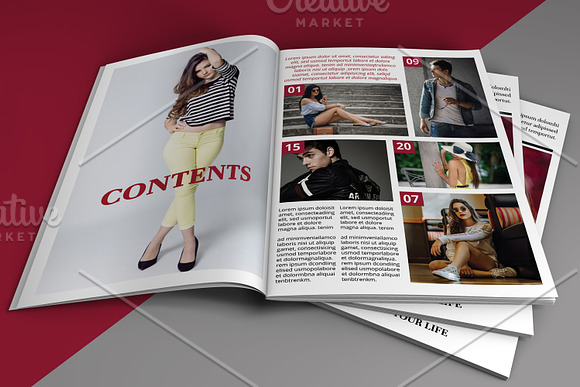Fashion Magazine | Lookbook V825 in Brochure Templates - product preview 2