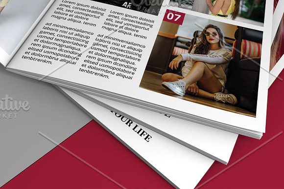 Fashion Magazine | Lookbook V825 in Brochure Templates - product preview 4