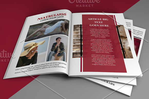Fashion Magazine | Lookbook V825 in Brochure Templates - product preview 6