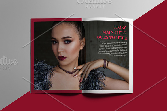 Fashion Magazine | Lookbook V825 in Brochure Templates - product preview 8