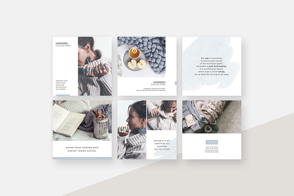 Alder Instagram Post Templates in Instagram Templates - product preview 1