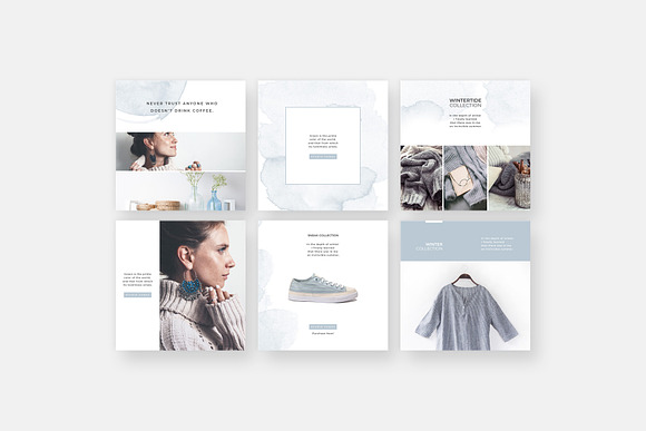 Alder Instagram Post Templates in Instagram Templates - product preview 2