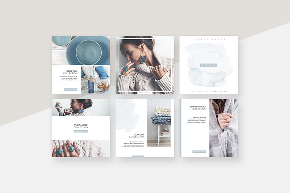 Alder Instagram Post Templates in Instagram Templates - product preview 3