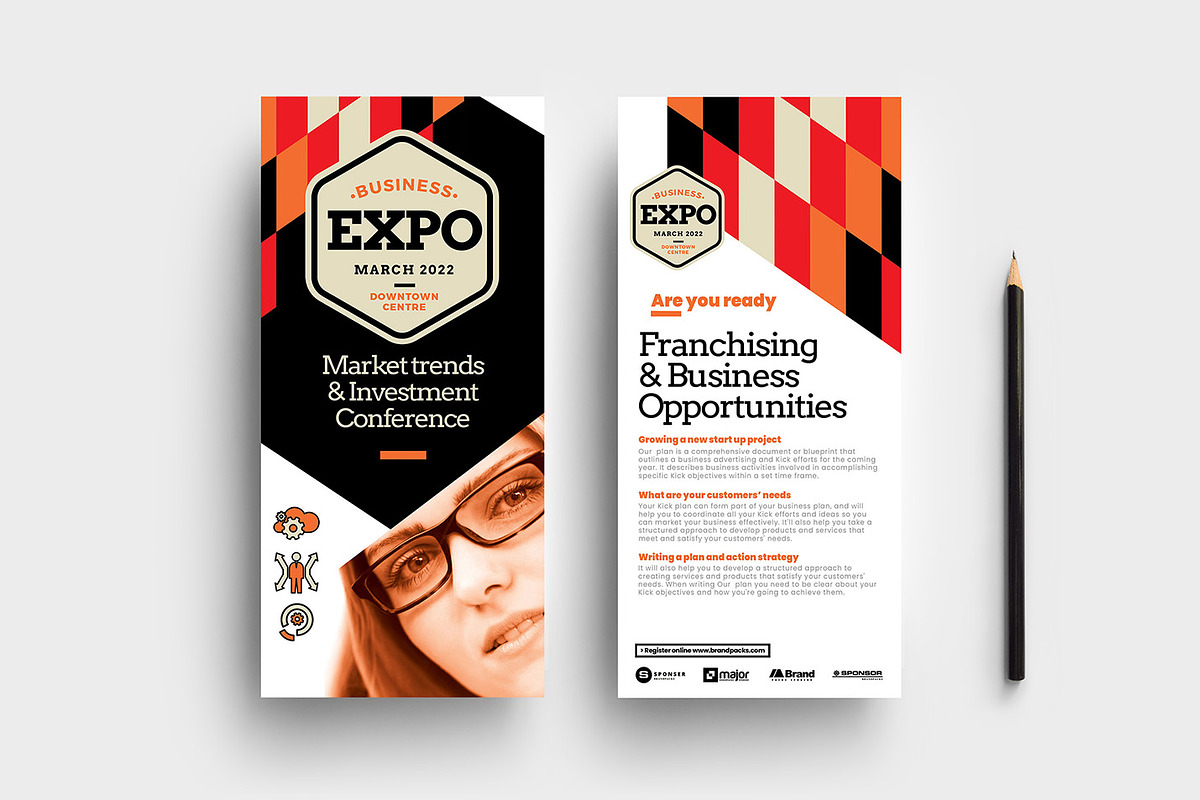 Business Event DL Card Template in Flyer Templates - product preview 8
