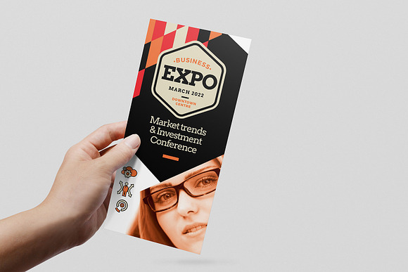 Business Event DL Card Template in Flyer Templates - product preview 1