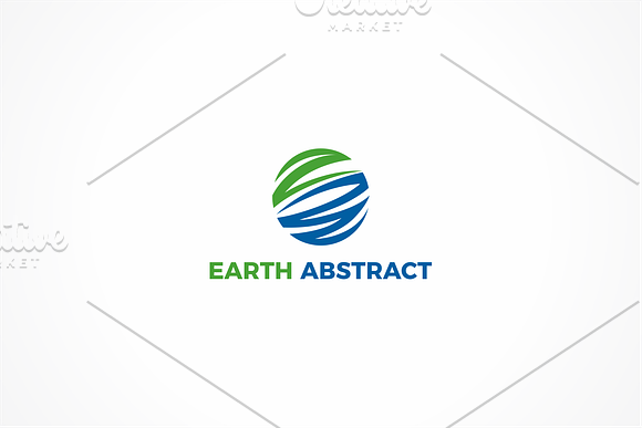 Earth Abstract Logo  in Logo Templates - product preview 1