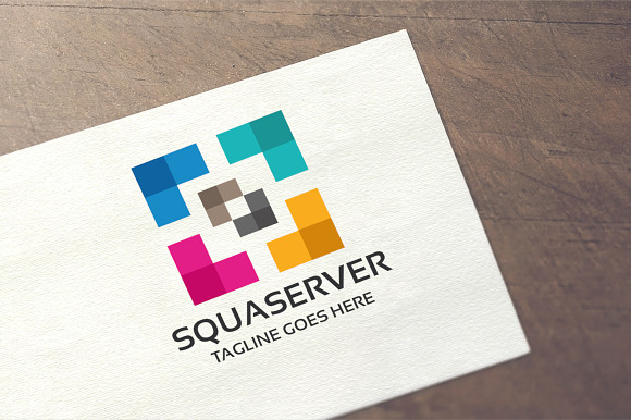 Squaserver Logo in Logo Templates - product preview 2